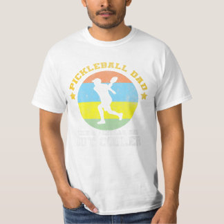 T-shirt Pickleball Papa Comme Un Papa Régulier