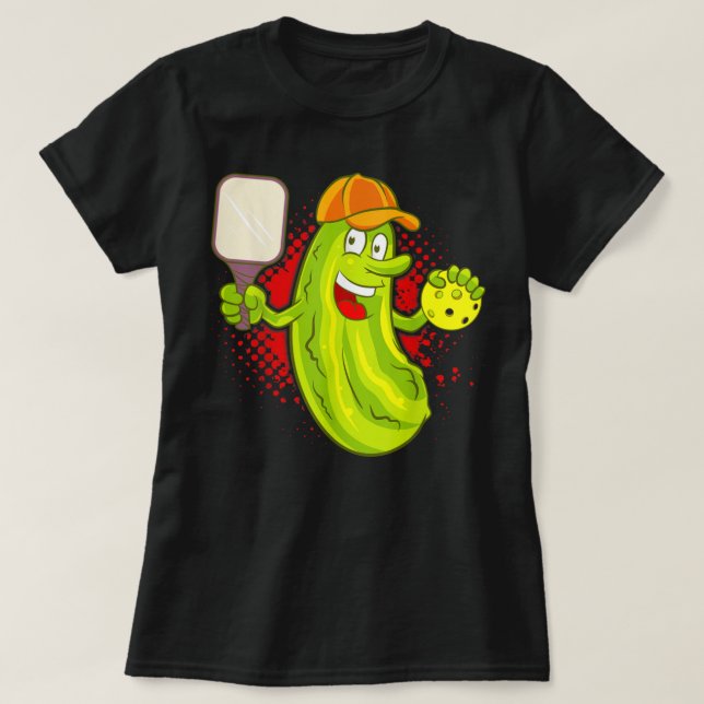 T-shirt Pickleball Pickle Paddle Amusant Humour Sports 543 (Design devant)