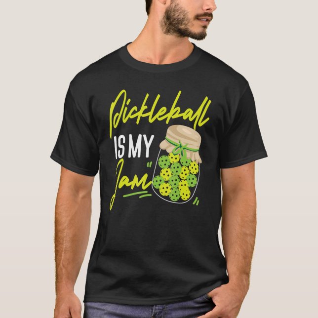 T-shirt Pickleball Pickleball Est Ma Confiture (Devant)