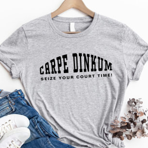 T-shirt Pickleball Pun Carpe Dinkum Funny Modern Cute
