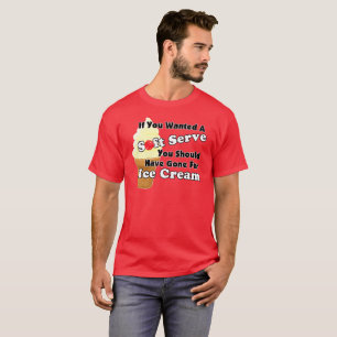 T-shirt Pickleball Soft Serve ? Aller à la crème glacée