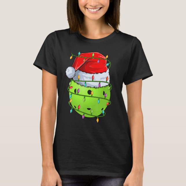 T-shirt Pickleball Sports Jeux Lumières Pickleball Christa (Devant)