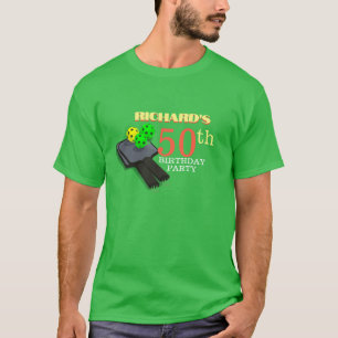 T-shirt Pickleball Thème Sport Diner Anniversaire Fête