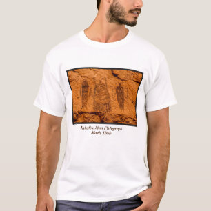 T-shirt Pictographe d'homme d'intestin (style de canyon de