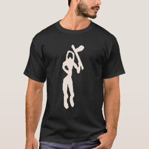 T-shirt Pictographie de la grotte de Hatchet Peinture d'ar