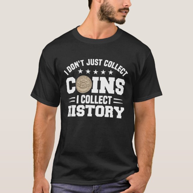 T-shirt Pièce Collecte Hobby Numismatique Pièce Numismatiq (Devant)