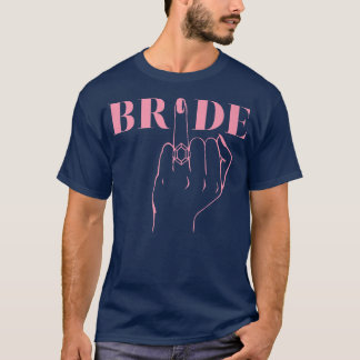 T-shirt Pièce de bachelorette Mariage du doigt de ceinture