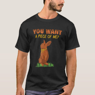 T-shirt Pièce de bonbon Chocolat lapin lapin Joyeux Pâques