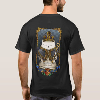 T-shirt Pièce de fou d'échecs de chat royal 