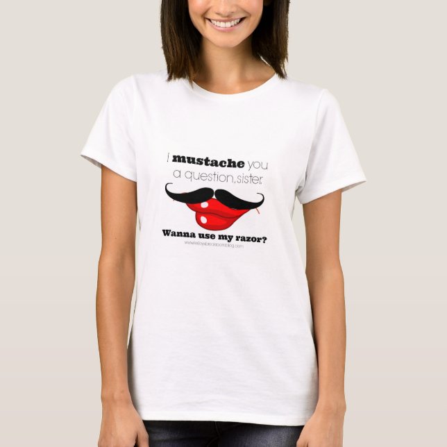 T-shirt Pièce de la coupure de Kelley (moustache) (Devant)