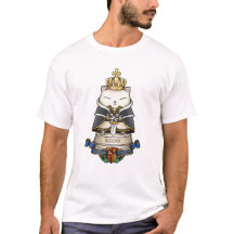 Pièce de roi de chat royal d'échecs 