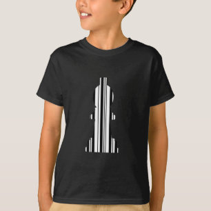 T-shirt PIÈCE D'ECHECS FOU CODE-BARRES Fou Code-barres