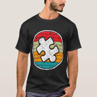 T-shirt Pièce du puzzle de l'autisme - tee de la neurodive