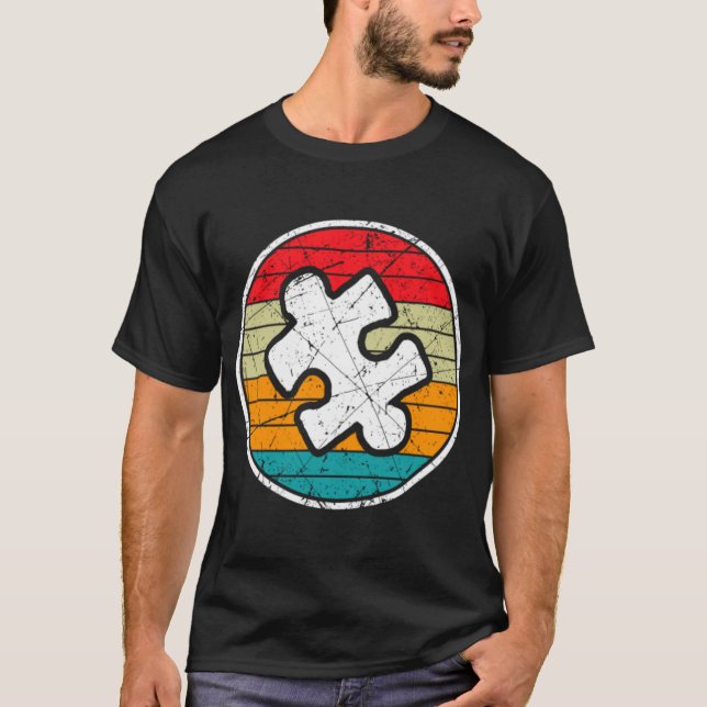 T-shirt Pièce du puzzle de l'autisme - tee de la neurodive (Devant)