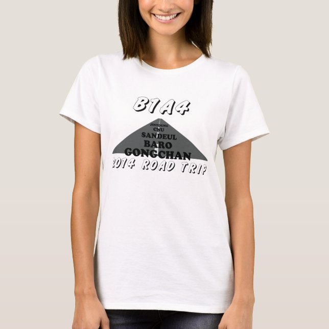 T-shirt Pièce en t 2014 du VOYAGE PAR LA ROUTE B1A4 (Devant)