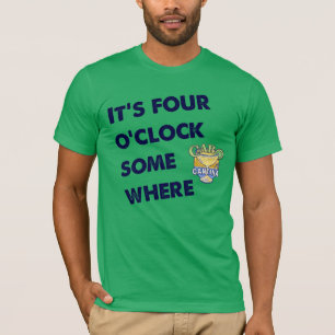 T-shirt Pièce en t à quatre heures des hommes