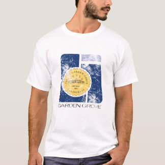T-shirt Pièce en t affligée par logo vintage de verger de