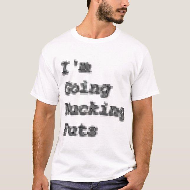 T-shirt Pièce en t allante de Nucking Futs (Devant)