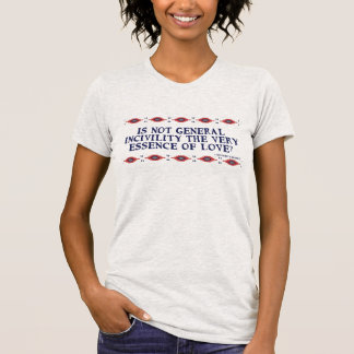 T-shirt Pièce en t audacieuse de la "impolitesse" des