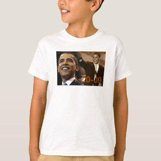 T-shirt Pièce en t Barack Obama 1-20-09 d'enfants