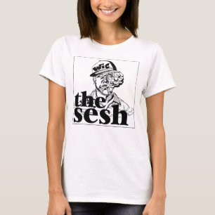 T-shirt Pièce en t blanche dans Sesh de la femme "Wic"