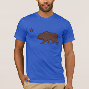 T-shirt Pièce en t bleue de types de symbole de drapeau