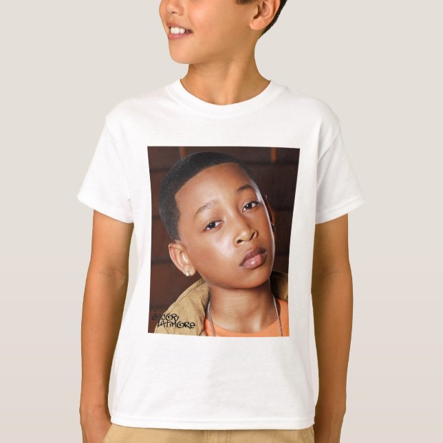 T-shirt Pièce en t Brown de Jacob Latimore (Devant)