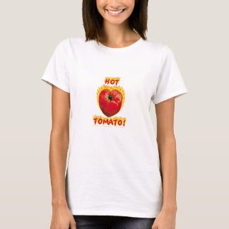 T-SHIRT PIÈCE EN T CHAUDE DE TOMATE