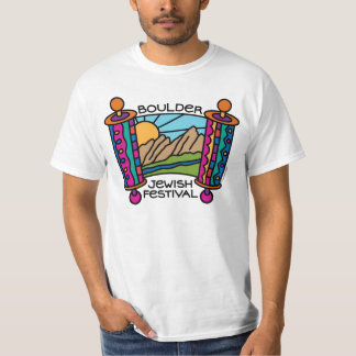 T-shirt Pièce en t classique du logo des hommes juifs de