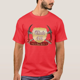 T-shirt Pièce en t classique foncée du club 49