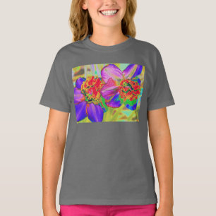 T-shirt Pièce en t colorée de jonquille