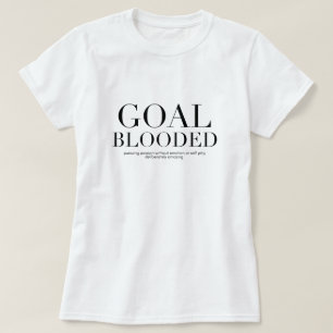 T-shirt Pièce en t courte de douille de Blooded de but