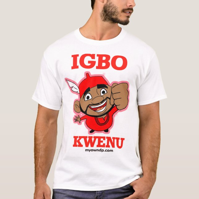 T-shirt Pièce en t créative de Kwenu d'Igbo (Devant)