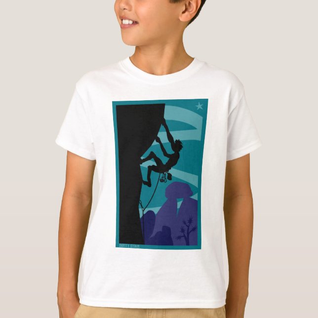 T-shirt Pièce en t crépusculaire de Kid´s de grimpeur (Devant)
