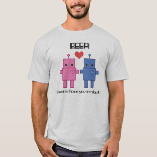 T-shirt Pièce en t d'amour de robot