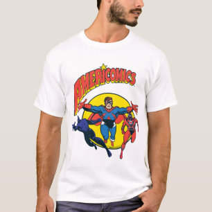 T-shirt Pièce en t de bandes dessinées à C.A.