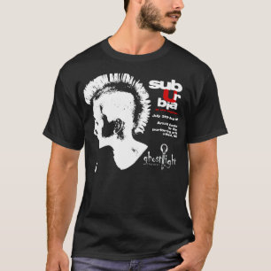 T-shirt Pièce en t de banlieue (noir de base)