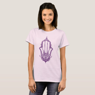 T-shirt Pièce en t de base de Hamsa de beauté de Yaffa