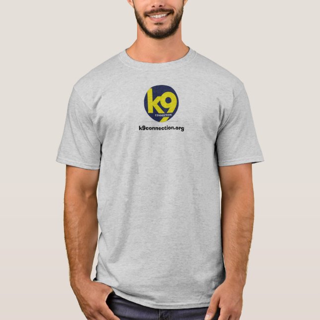 T-shirt pièce en t de base de k9connection.org (Devant)