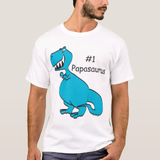 T-shirt Pièce en t de base de Papasaur