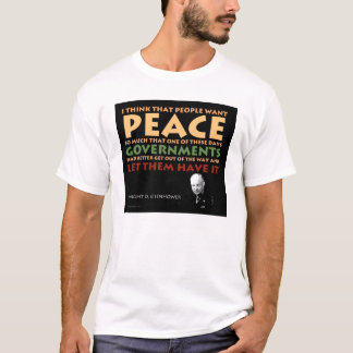 T-shirt Pièce en t de base d'Eisenhower