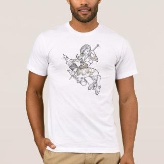 T-shirt Pièce en t de blanc de MG