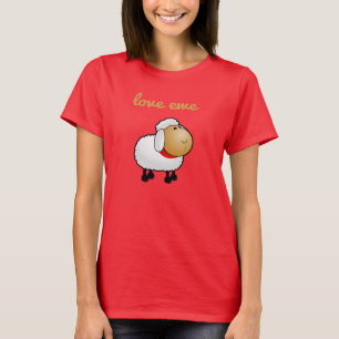 T-shirt Pièce en t de brebis d'amour (vous)