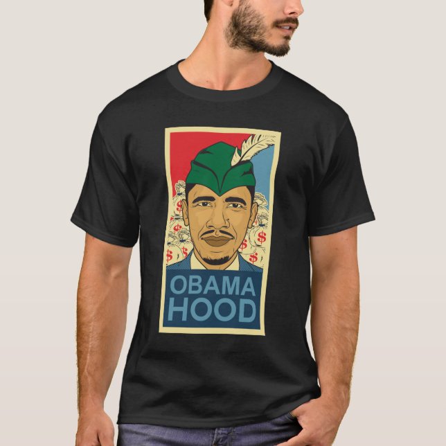T-shirt Pièce en t de capot d'Obama (Devant)