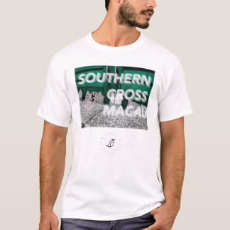 T-shirt PIÈCE EN T de CARTE POSTALE de Macao de croix du