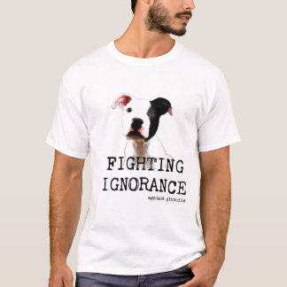 T-shirt Pièce en t de combat d'ignorance