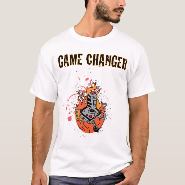 T-shirt Pièce en t de commutateur de jeu (Devant)