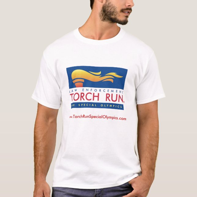 T-shirt Pièce en t de course de torche (Devant)