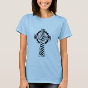 T-shirt Pièce en t de croix celtique