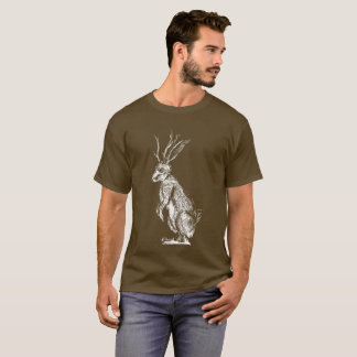 T-shirt Pièce en t de croquis de Jackalope